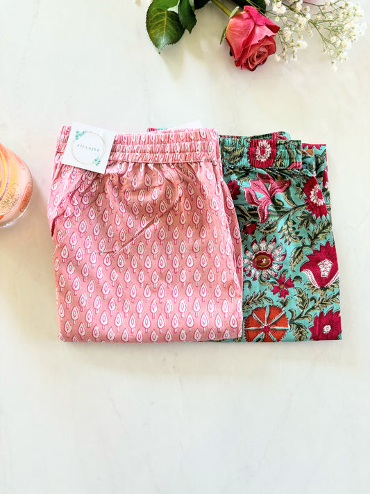 2-Pack Cotton Pajama Pants Bundle